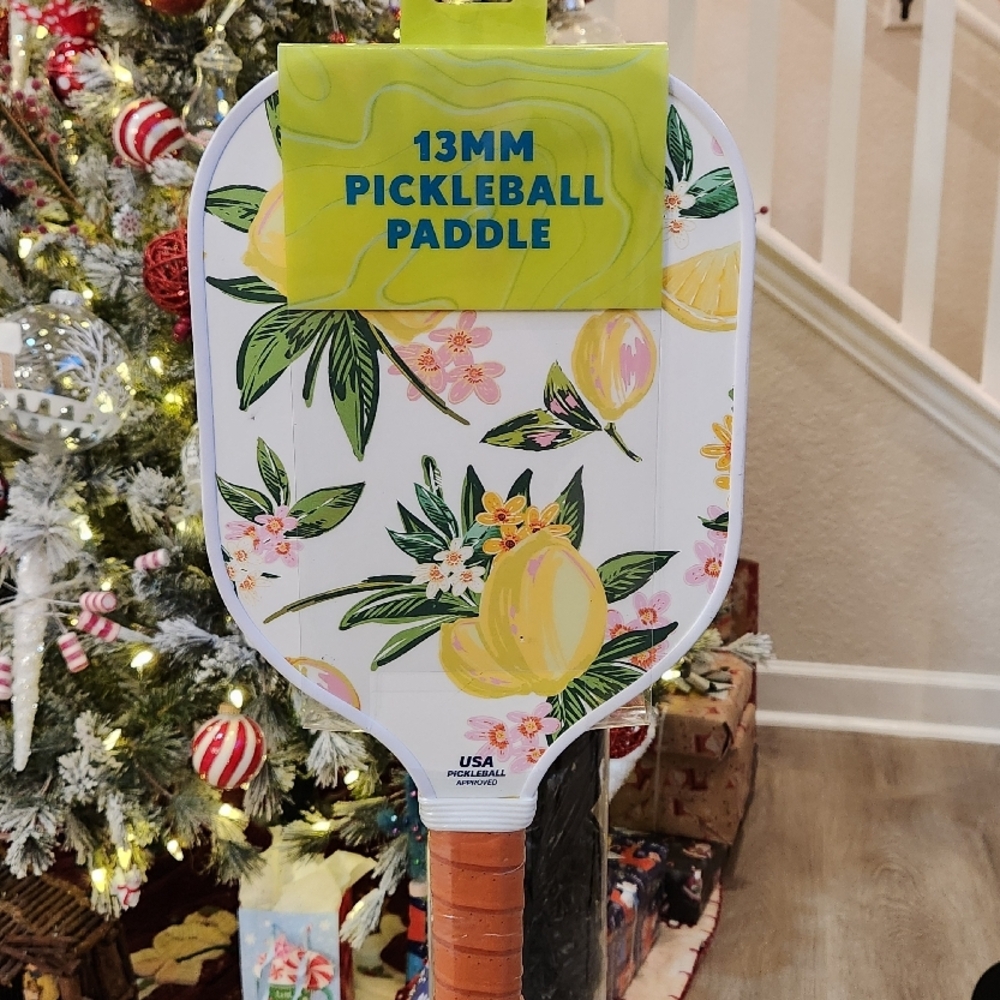 USA Pickleball Paddle with Lemon Print